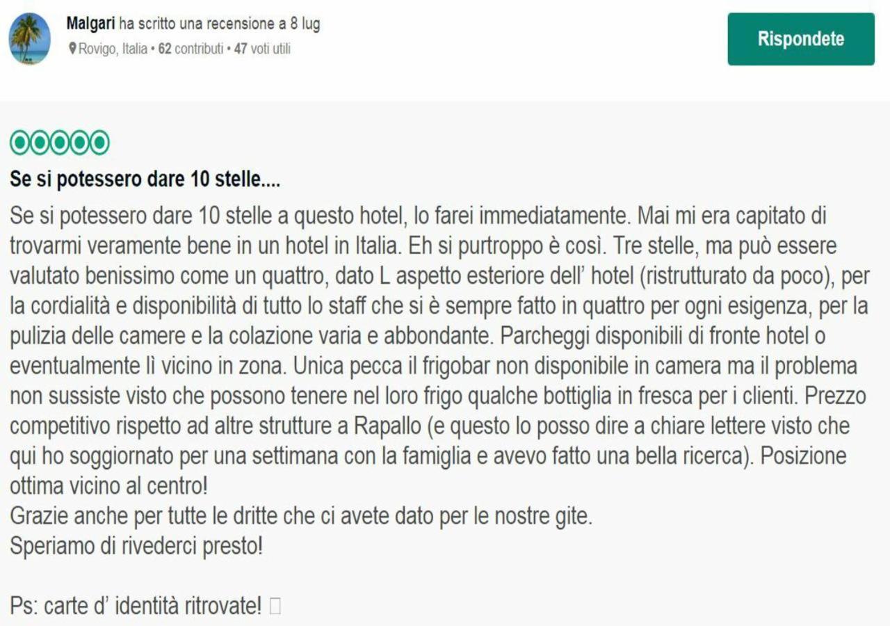 Hotel Il Gatto Rapallo Exterior photo